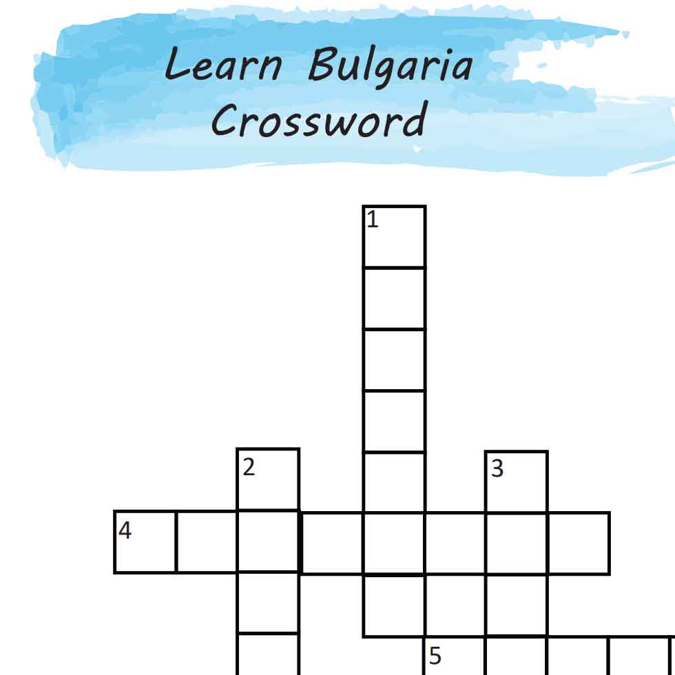 Learn Bulgaria Crossword Cities Unplugged Playtime GuideBG