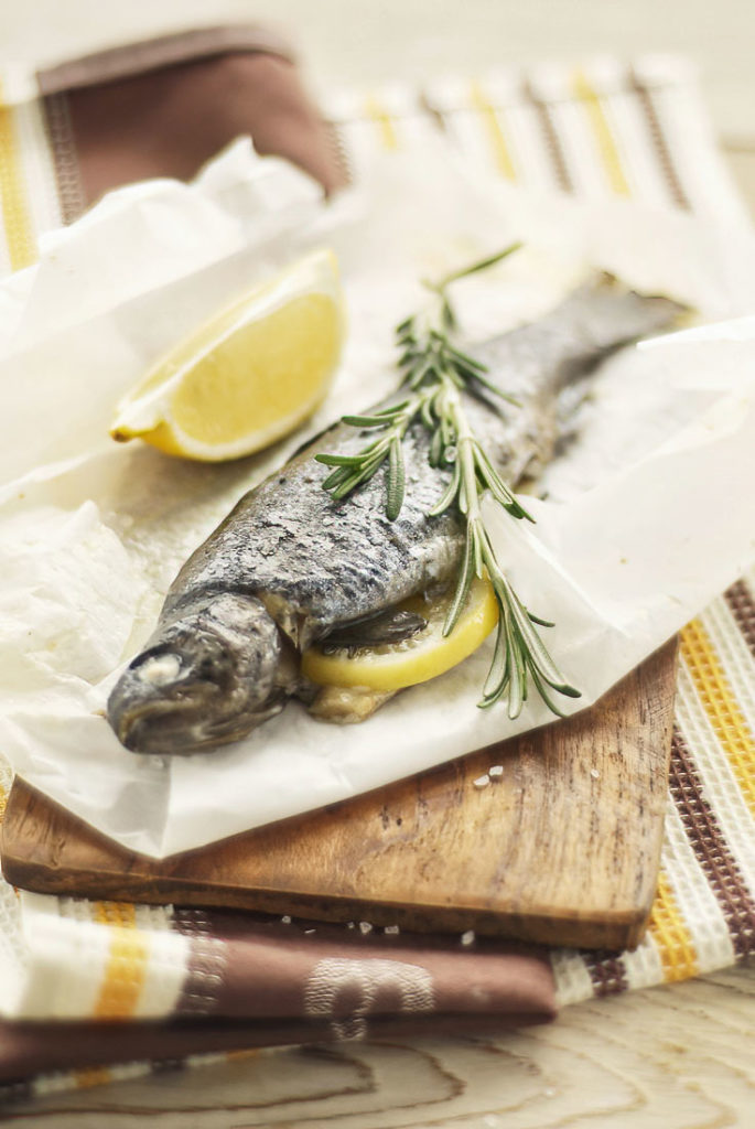 Oven-Baked Trout en Papillote
