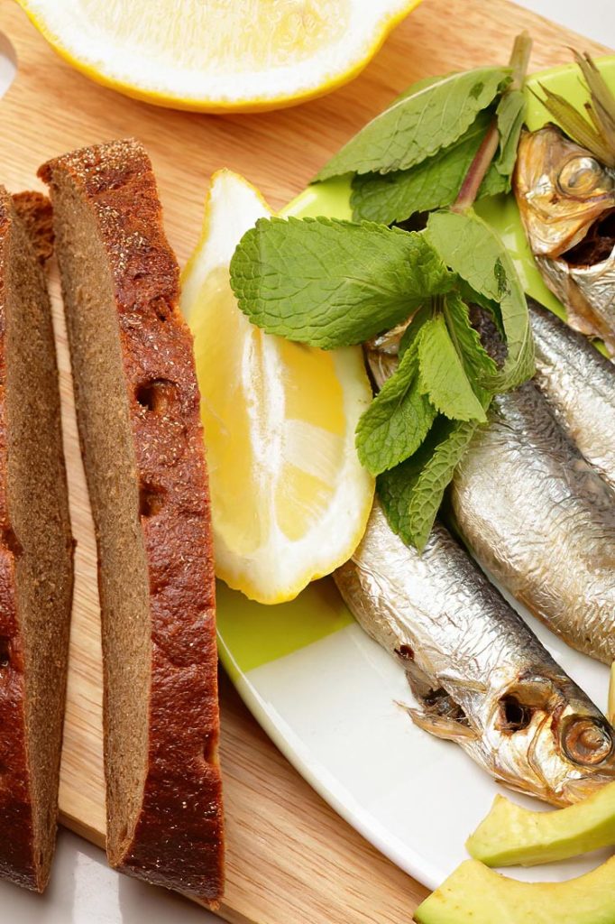 Simple Danish Smørrebrød with Fish