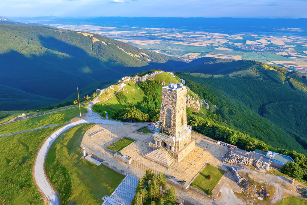 Shipka Freedom Memorial commemorating battle at Shipka pass in 1877-1878 in Bulgaria